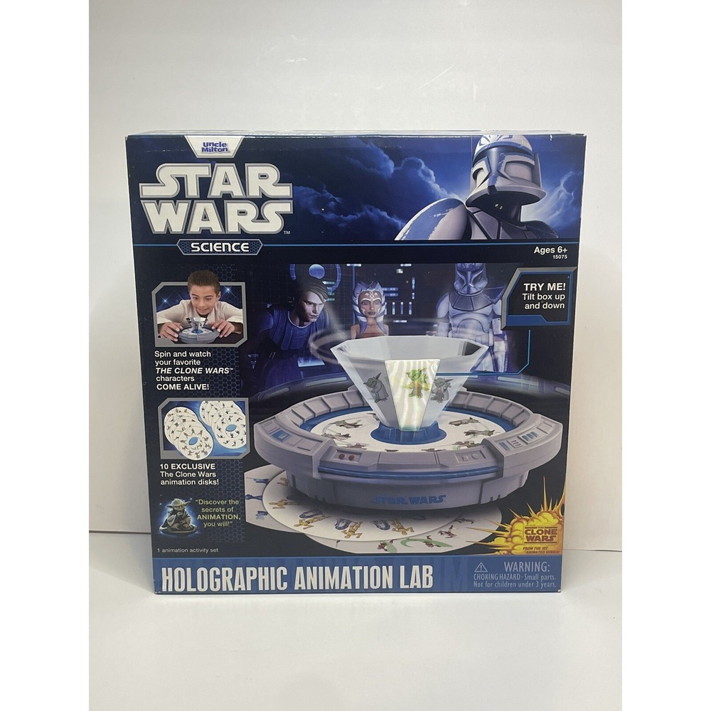 Star Wars Animation Labs HOLOGRAPHIC 2010 Sealed Uncle Milton
